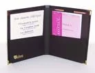 Deluxe Leatherette Folios with Pencil Holders - Image 2