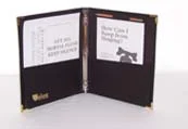 Deluxe Leatherette Folios with Pencil Holders - Image 3