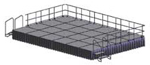 Transfold Adjustable Height Portable Stages - Image 3